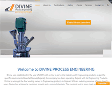 Tablet Screenshot of divineindustries.net